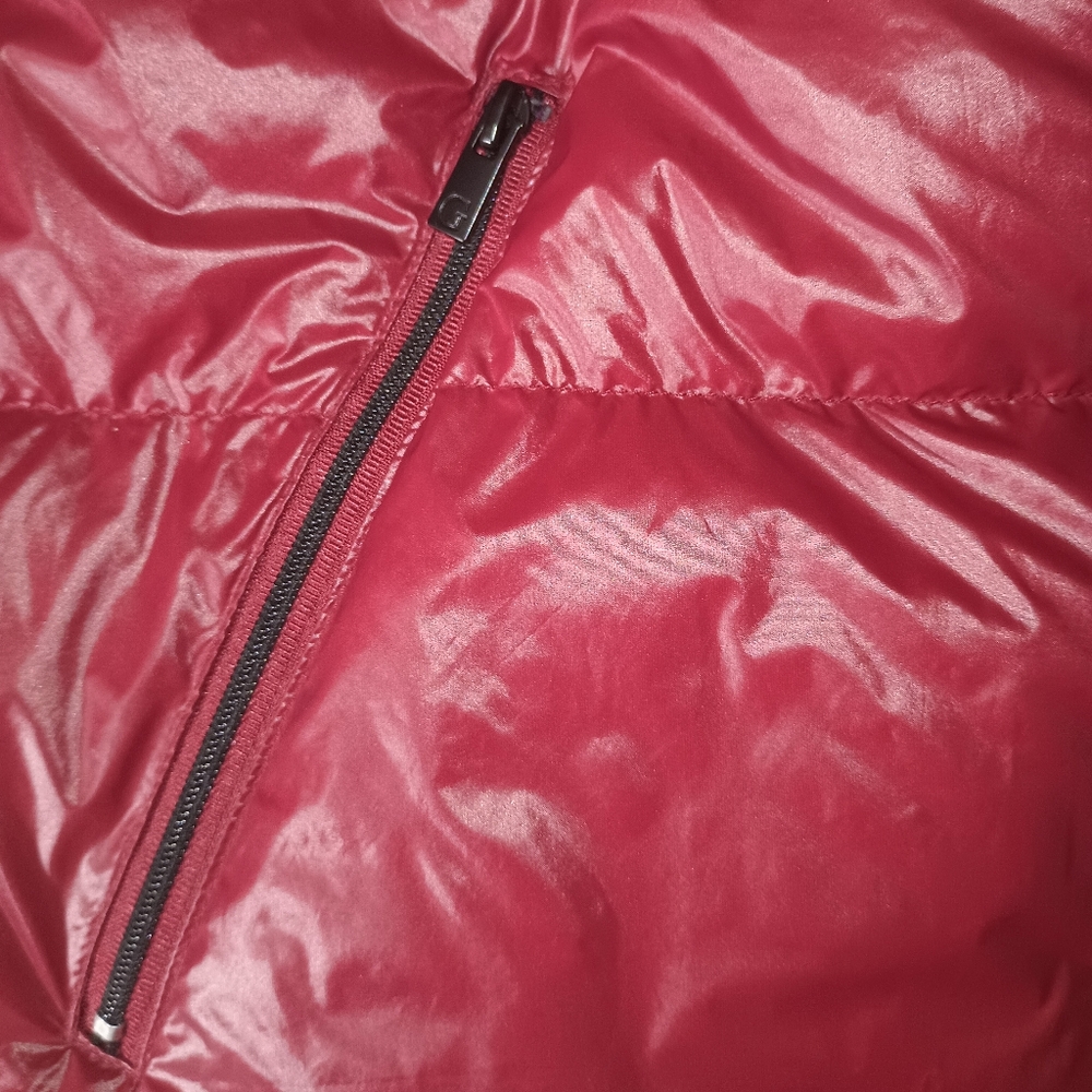 G by Giuliana Deep Red Down Puffer Jacket 1X - Picture 6 of 7